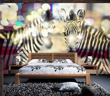 3D Sunshine Zebra 489 Wallpaper AJ Wallpaper 