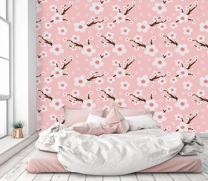 3D Graffiti Plum 223 Wallpaper AJ Wallpaper 