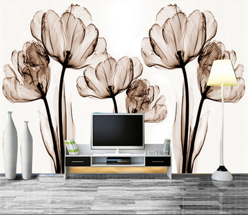 3D Transparent Flower 328 Wallpaper AJ Wallpaper 