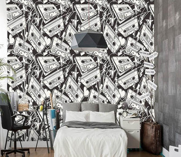 3D Magnetic Tape 079 Wallpaper AJ Wallpaper 