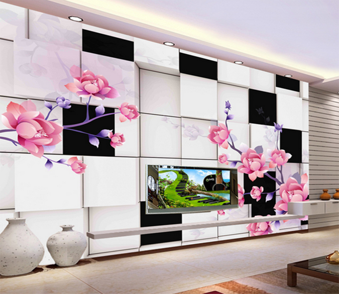 3D Flower Invisible 385 Wallpaper AJ Wallpaper 