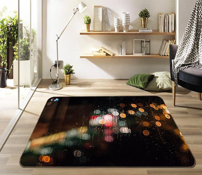 3D Rain Light 022 Non Slip Rug Mat Mat AJ Creativity Home 