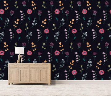 3D Small Red Flowers 095 Wallpaper AJ Wallpaper 