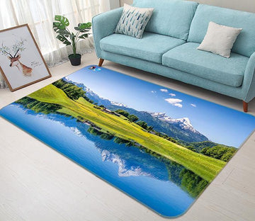 3D Lawn Mountain 374 Non Slip Rug Mat Mat AJ Creativity Home 