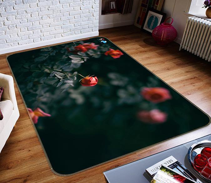 3D Flower Bud Growtht 299 Non Slip Rug Mat Mat AJ Creativity Home 