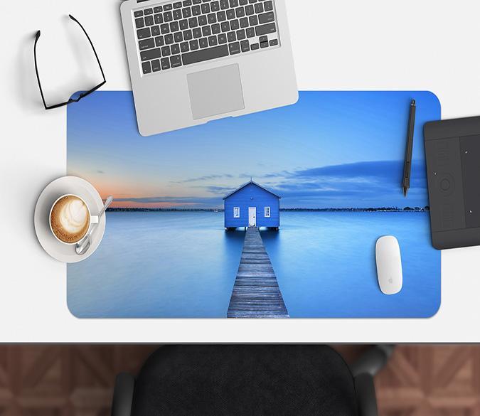 3D Sea View Room 162 Desk Mat Mat AJ Creativity Home 