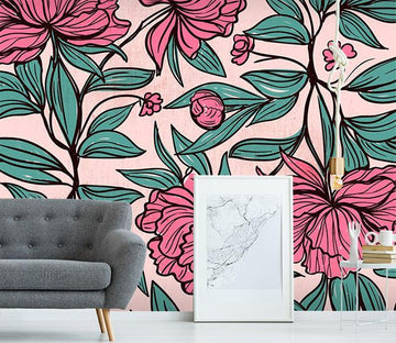 3D Blooming Flowers 017 Wallpaper AJ Wallpaper 