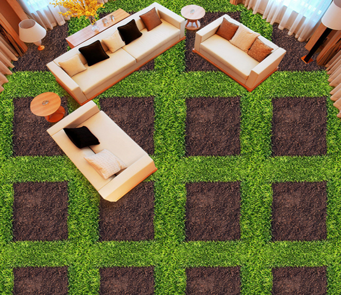 3D Lawn 076 Floor Mural Wallpaper AJ Wallpaper 2 