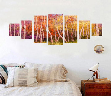 3D Autumn Maple Leaf 187 Unframed Print Wallpaper Wallpaper AJ Wallpaper 