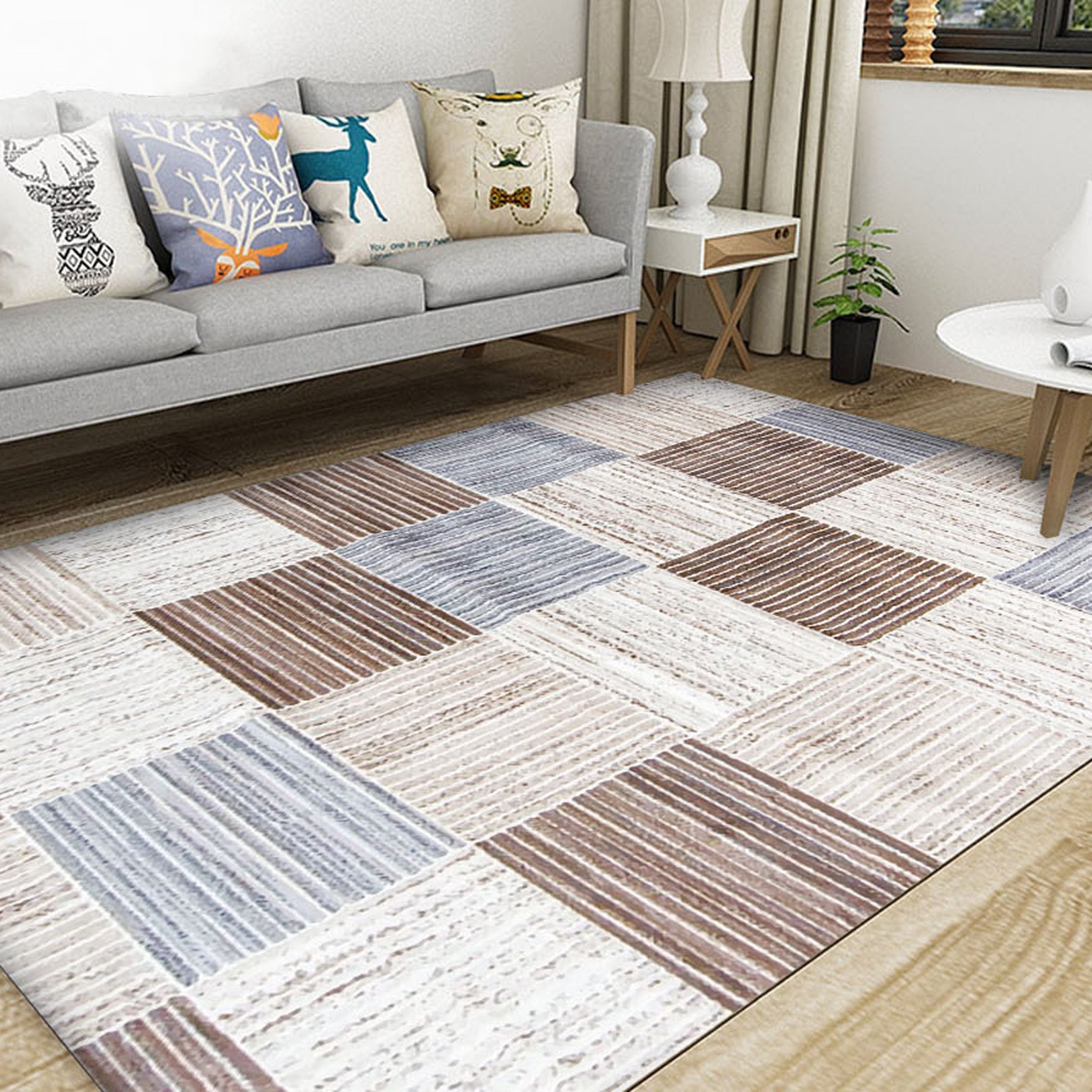 3D Colored Geometric Pattern WG559 Non Slip Rug Mat Mat AJ Creativity Home 