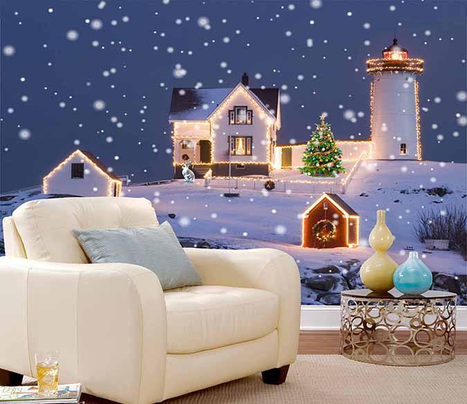 3D Nightlight House 131 Wallpaper AJ Wallpaper 