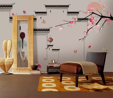 3D Plum Girl Back View 1443 Wallpaper AJ Wallpaper 2 