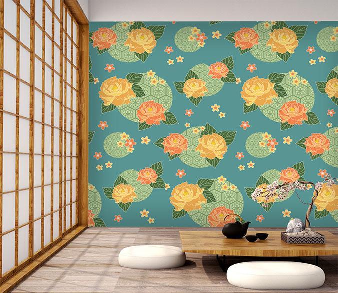 3D Pattern Flower 221 Wallpaper AJ Wallpaper 