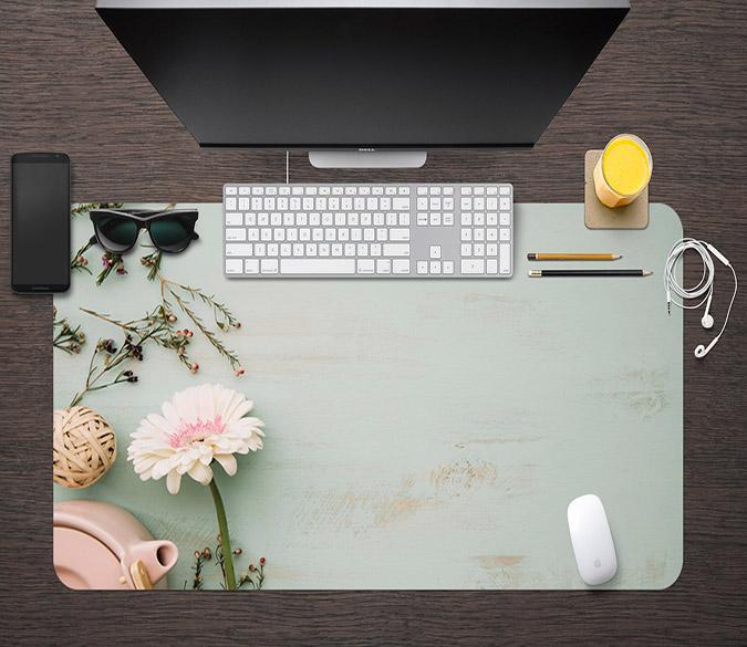 3D Kiku Teapot 046 Desk Mat Mat AJ Creativity Home 