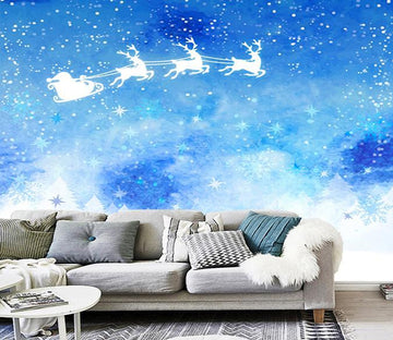 3D Flying Deer Stars 161 Wallpaper AJ Wallpaper 