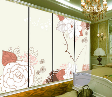 3D Line Flower 002 Wallpaper AJ Wallpaper 