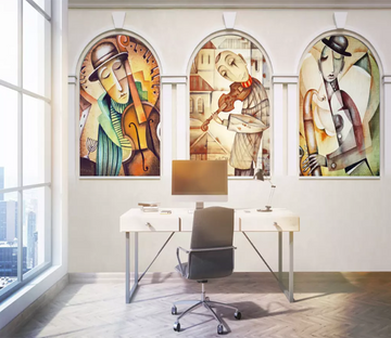 3D Cartoon Playing Violin 1115 Wallpaper AJ Wallpaper 2 