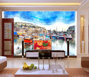 3D Small Boat 171 Wallpaper AJ Wallpaper 