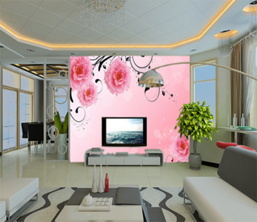 3D Shiny Red Background 032 Wallpaper AJ Wallpaper 