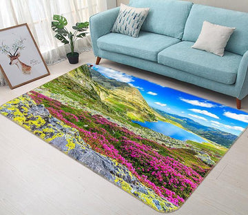 3D Flower Mountain 749 Non Slip Rug Mat Mat AJ Creativity Home 