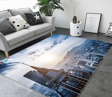 3D Sunshine Building 175 Non Slip Rug Mat Mat AJ Creativity Home 