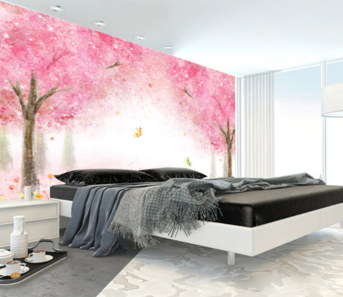 3D Tree Butterfly 355 Wallpaper AJ Wallpaper 