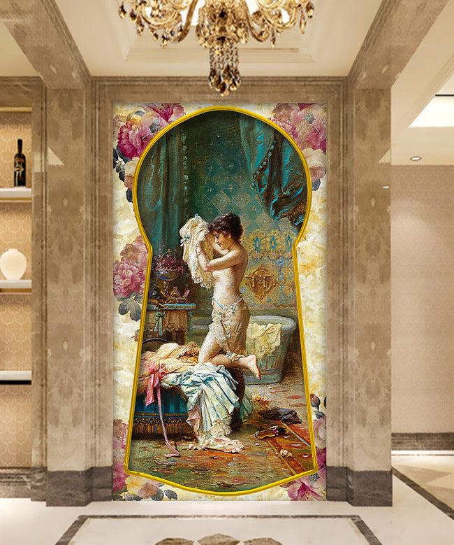 3D Girl Bedroom WG065 Wall Murals