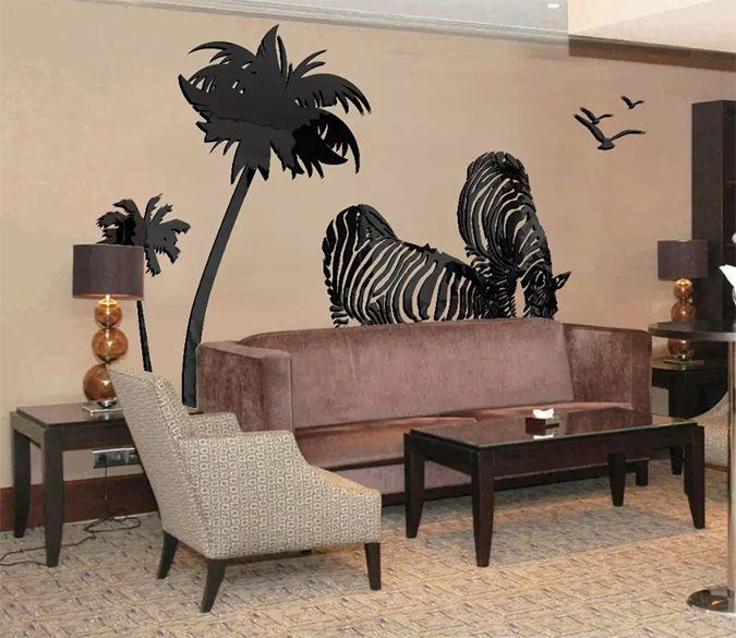 3D Zebra Eating Grass 1563 Wallpaper AJ Wallpaper 2 