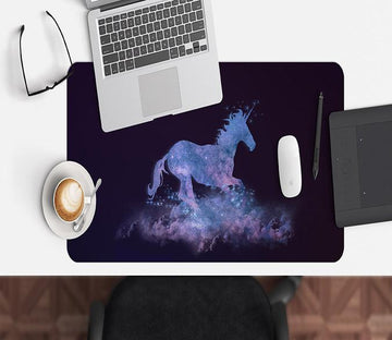 3D Unicorn Shadow 191 Desk Mat Mat AJ Creativity Home 