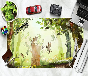 3D Cartoon Woods 050 Desk Mat Mat AJ Creativity Home 