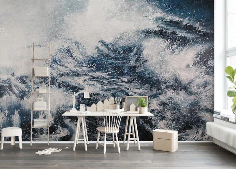 3D Wave 305 Wall Murals Wallpaper AJ Wallpaper 2 