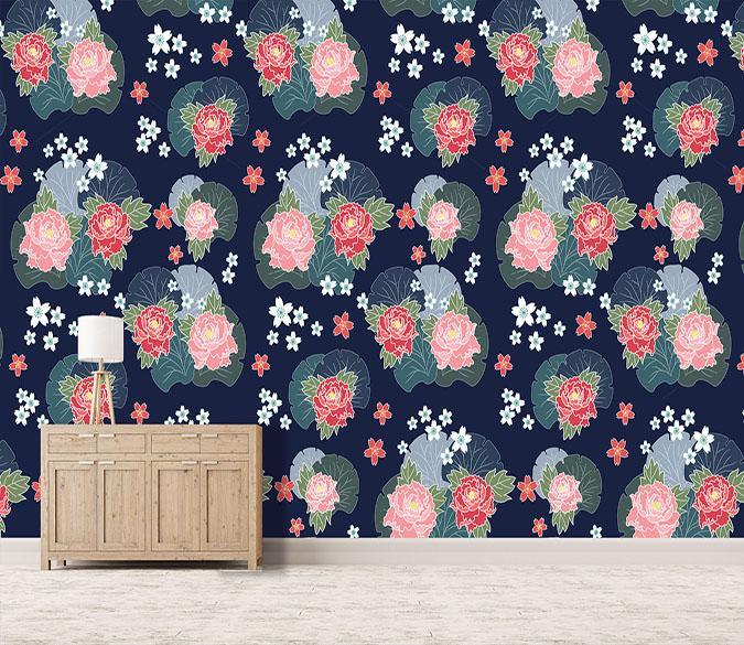 3D Safflower Leaf 220 Wallpaper AJ Wallpaper 