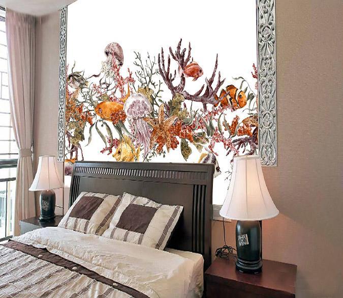 3D Starfish Coral 154 Wallpaper AJ Wallpaper 