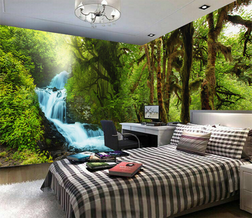 3D River Forest 393 Wallpaper AJ Wallpaper 