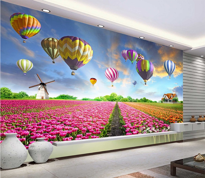 3D Hot Air Balloon 007 Wallpaper AJ Wallpaper 