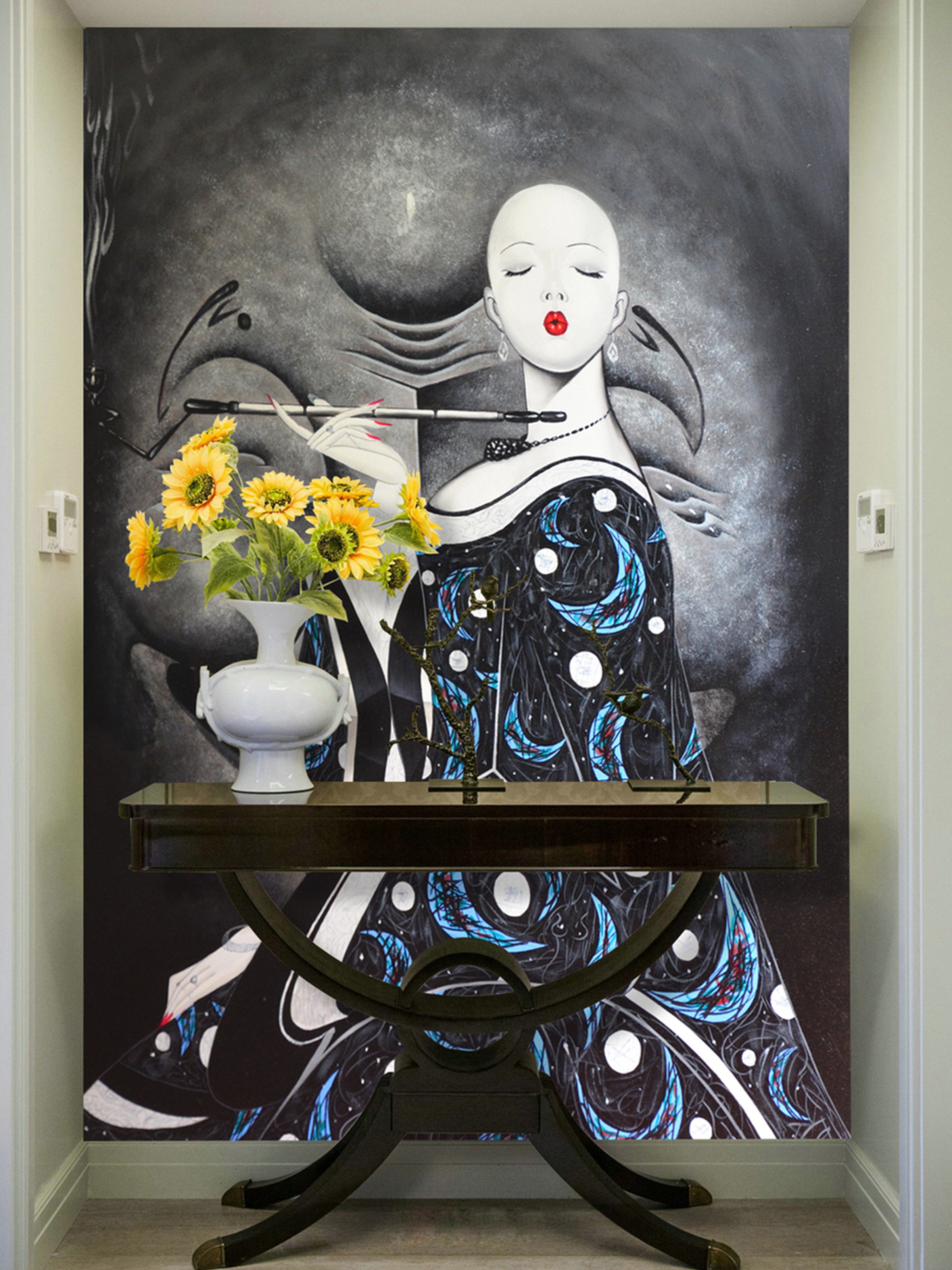 3D Elegant Woman WG034 Wall Murals