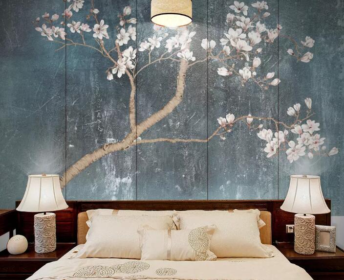 3D Peach Blossom WG13 Wall Murals Wallpaper AJ Wallpaper 2 