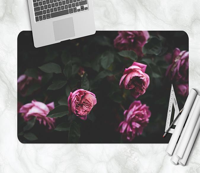 3D Flower Leaves 142 Desk Mat Mat AJ Creativity Home 