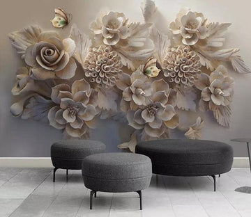 3D Sculpture Flower 243 Wallpaper AJ Wallpaper 