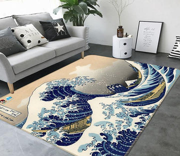 3D Painting Wave 149 Non Slip Rug Mat Mat AJ Creativity Home 