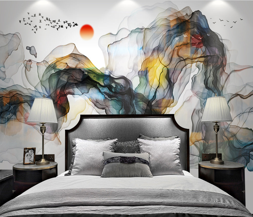 3D Color Painting WG019 Wall Murals