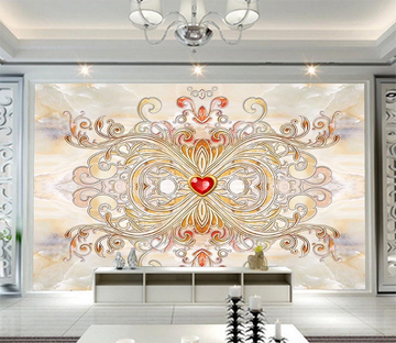 3D Love Crystal 025 Wallpaper AJ Wallpaper 