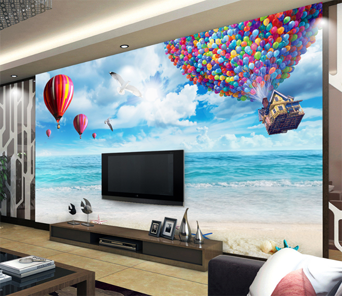 3D Flying House 538 Wallpaper AJ Wallpaper 