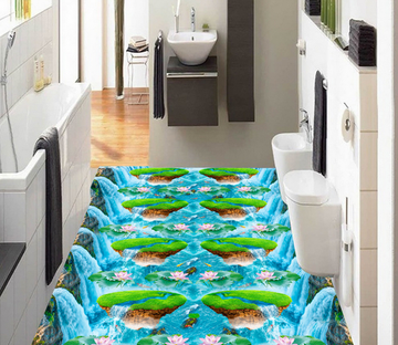 3D Cartoon River 165 Floor Mural Wallpaper AJ Wallpaper 2 