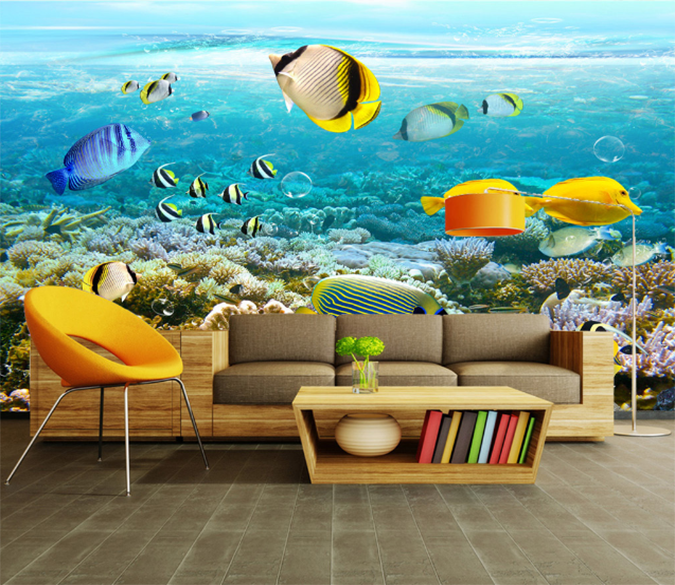 3D Small Fish 414 Wallpaper AJ Wallpaper 