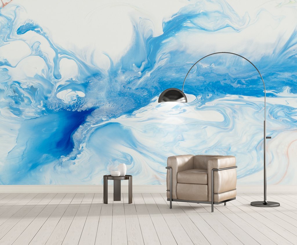 3D Blue Splash 166 Wall Murals Wallpaper AJ Wallpaper 2 