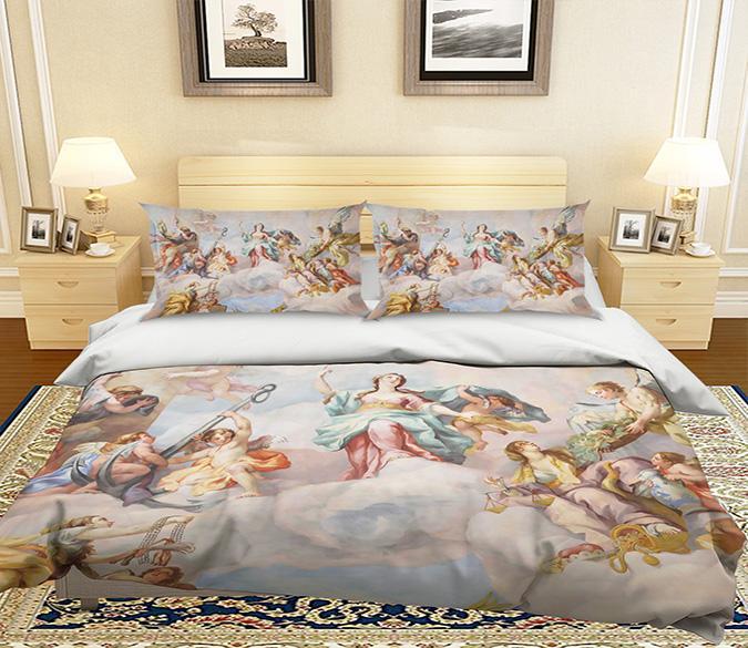 3D Solemn Cloud 244 Bed Pillowcases Quilt Wallpaper AJ Wallpaper 