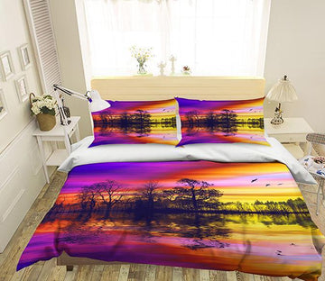 3D Riverside Tree 183 Bed Pillowcases Quilt Wallpaper AJ Wallpaper 
