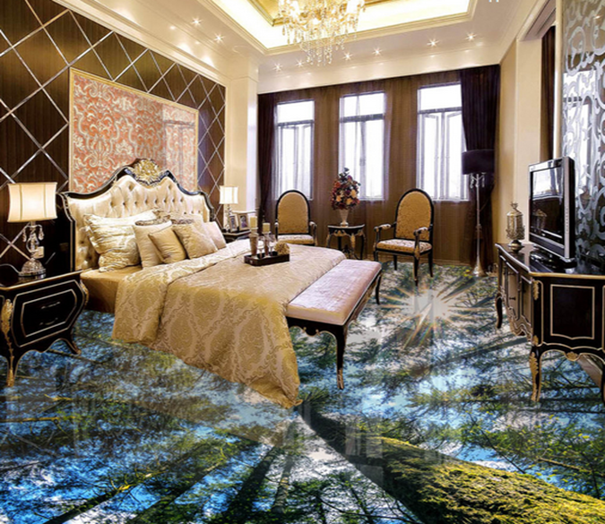 3D Big Tree 097 Floor Mural Wallpaper AJ Wallpaper 2 