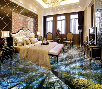 3D Big Tree 097 Floor Mural Wallpaper AJ Wallpaper 2 